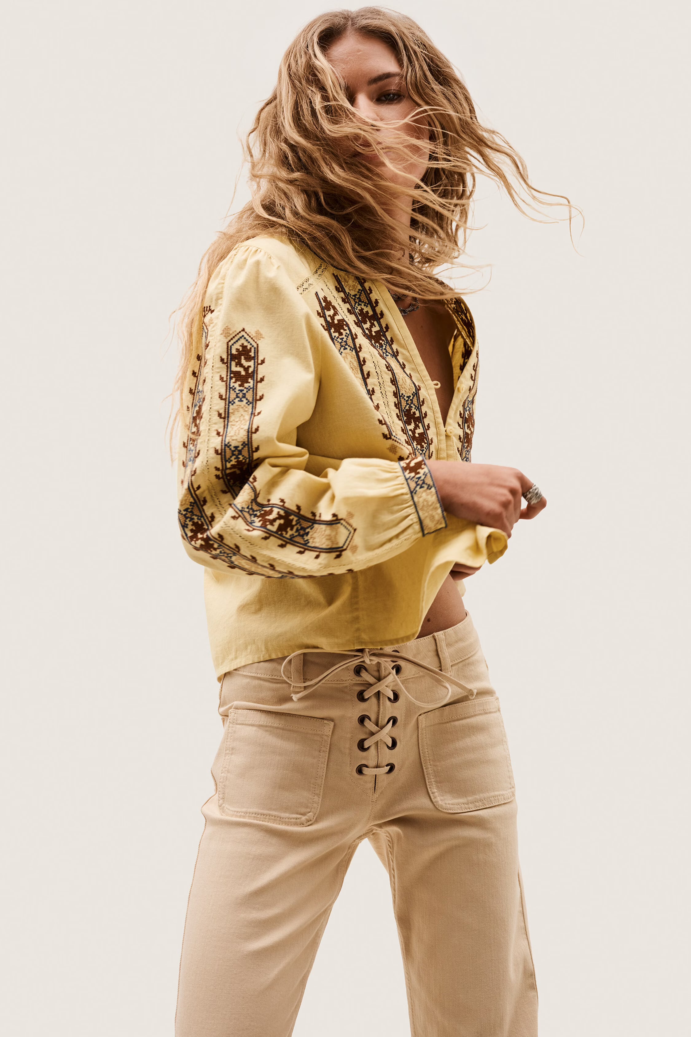 Blusa em algodão