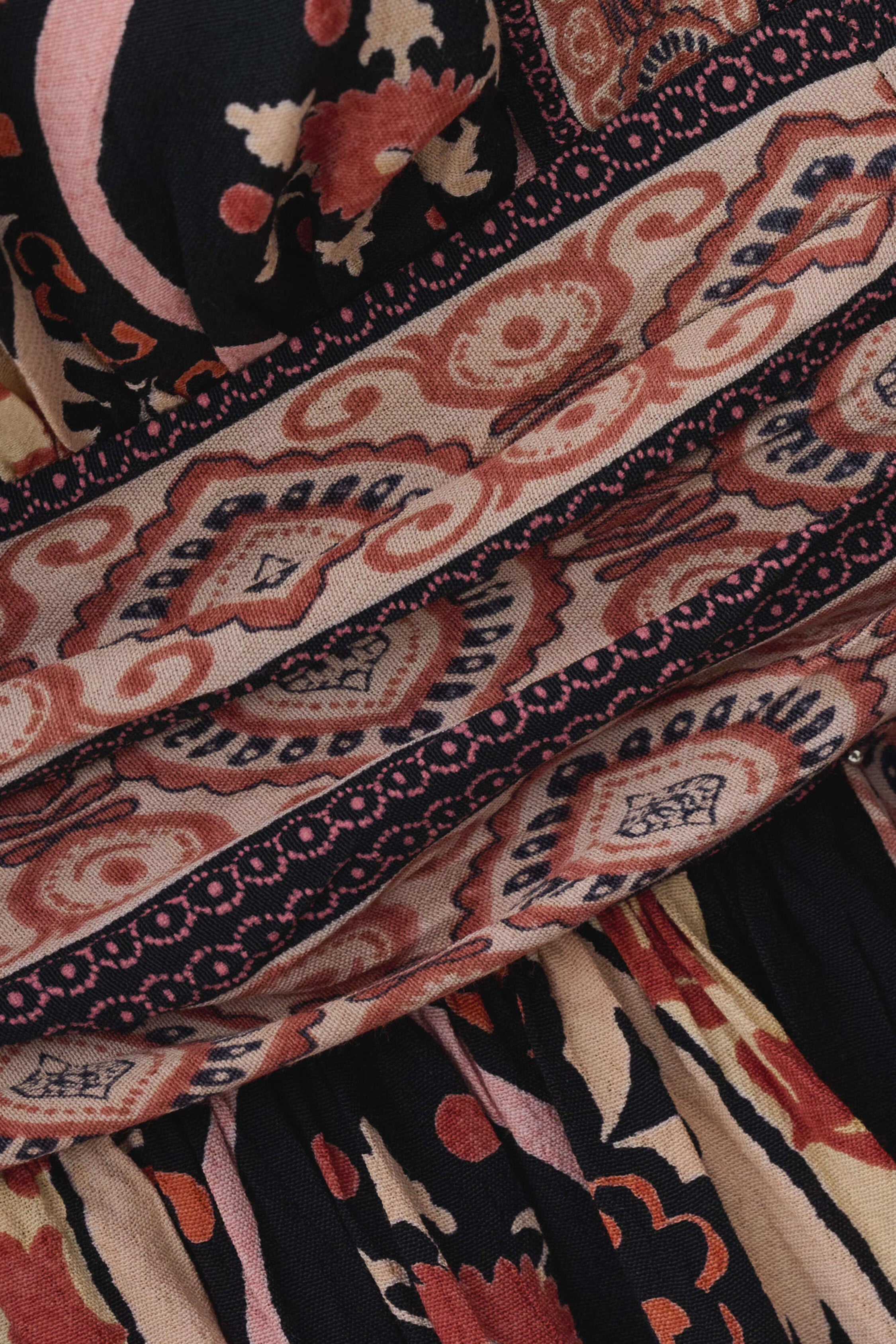 Vestido comprido estampado
