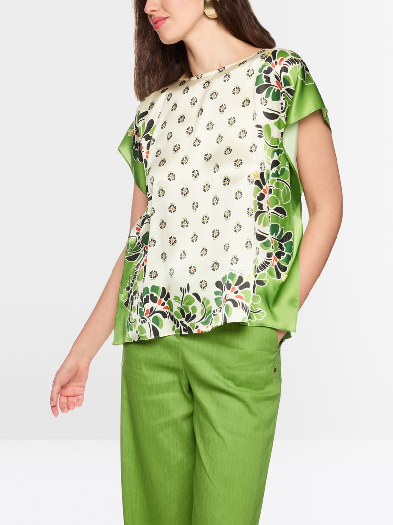 Blusa em seda e modal
