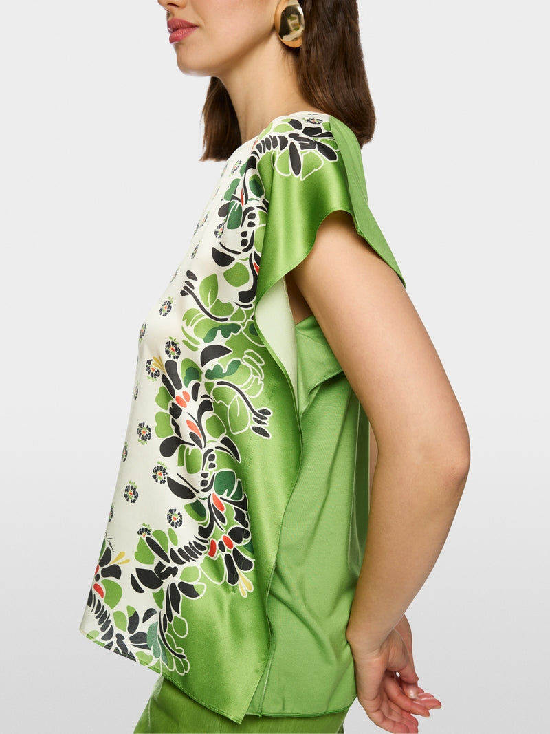Blusa em seda e modal