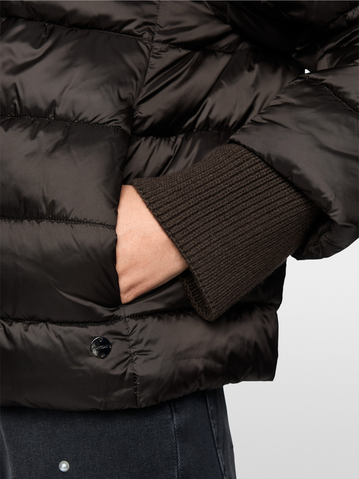 Parka curta acolchoada