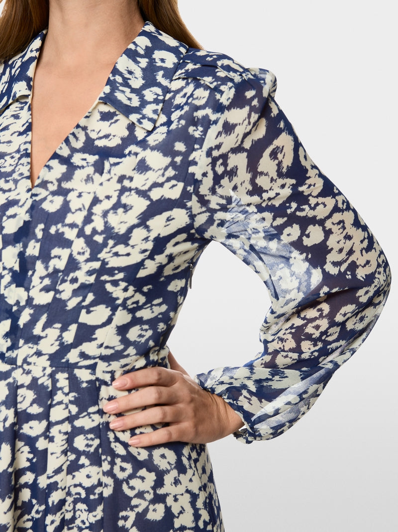 Vestido fluido estampado