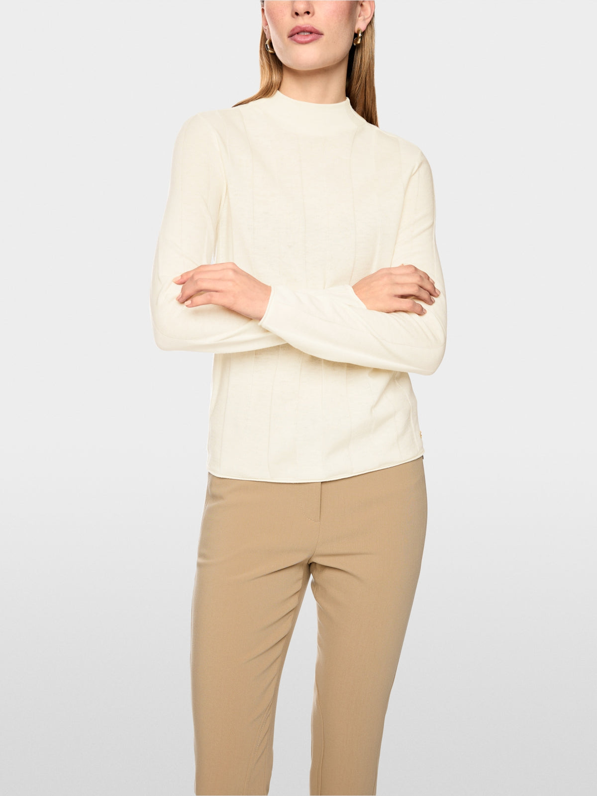Camisola com meia gola