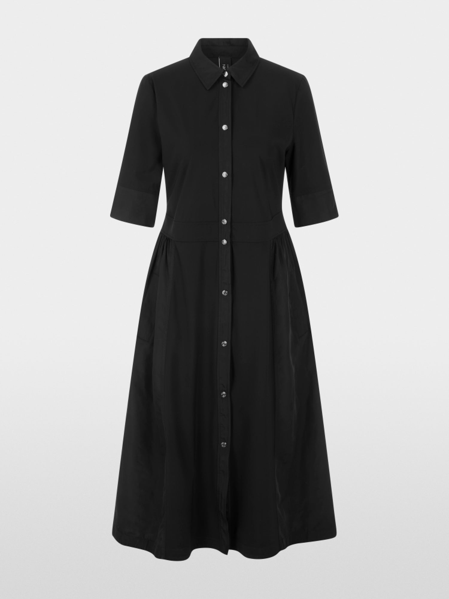 Vestido camiseiro elástico