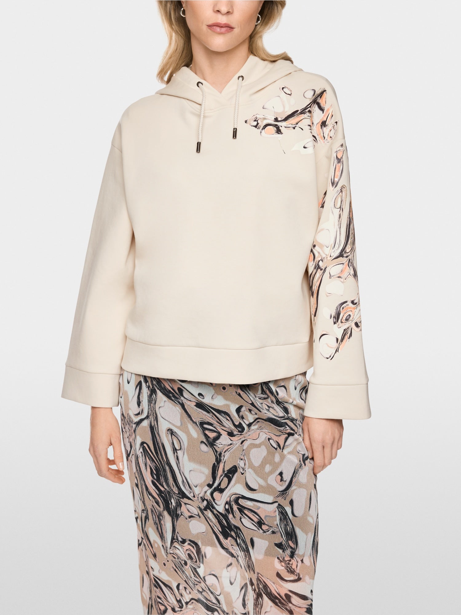 Sweatshirt oversized com capuz