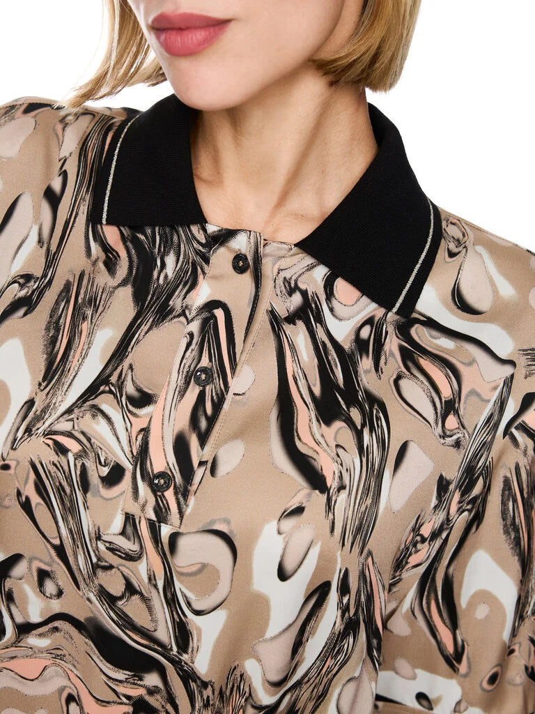 Blusa em viscose estampada