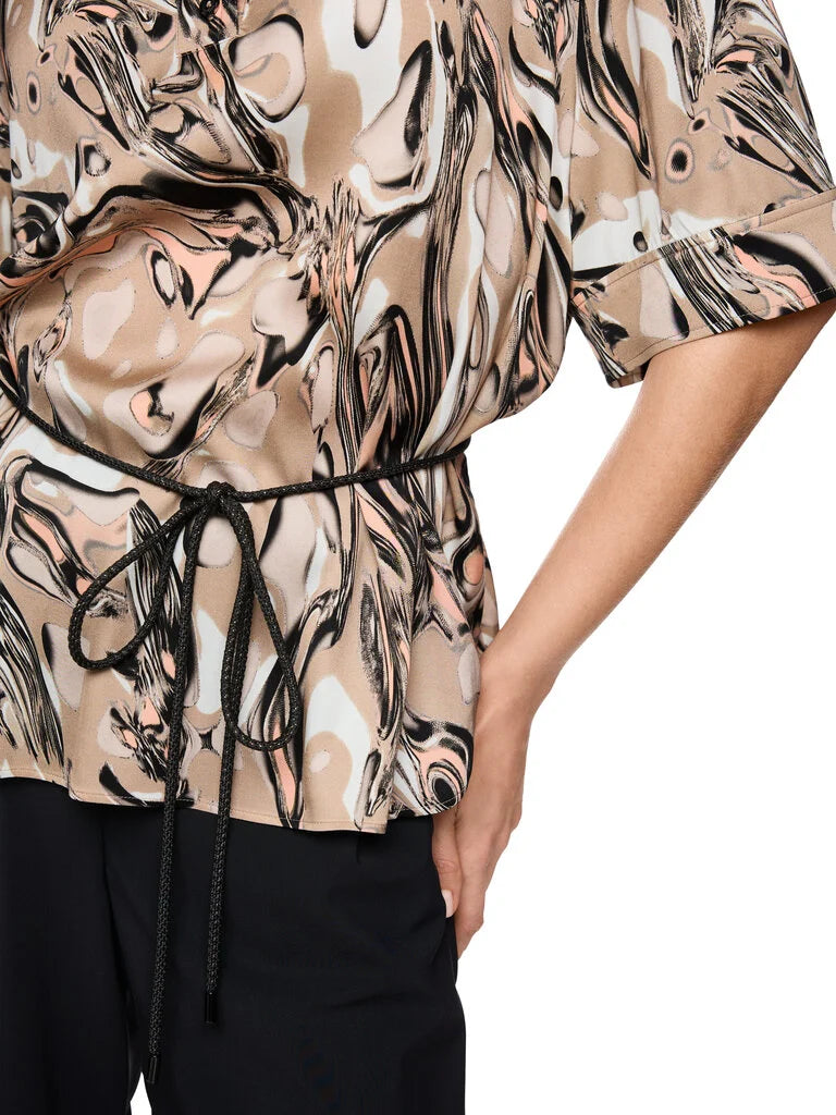 Blusa em viscose estampada