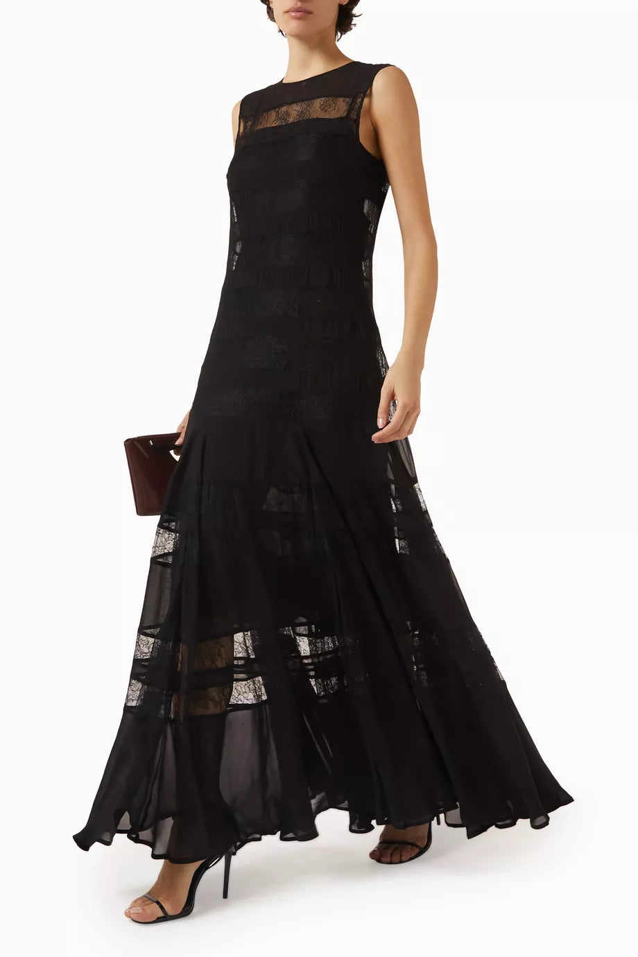 Vestido comprido "Georgette"