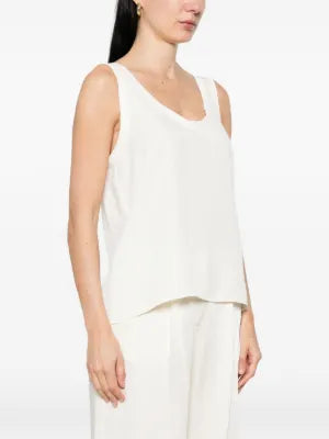 Top em crepe acetinado