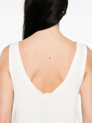 Top em crepe acetinado