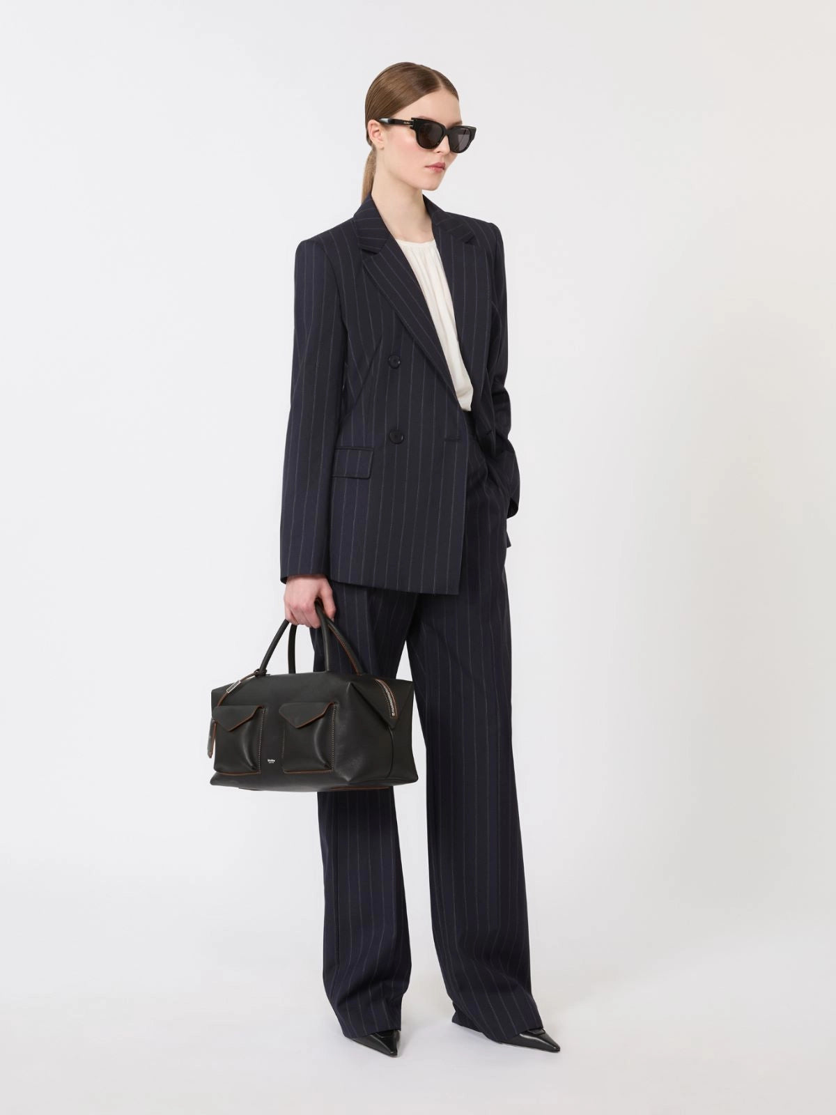 Blazer croisé en laine