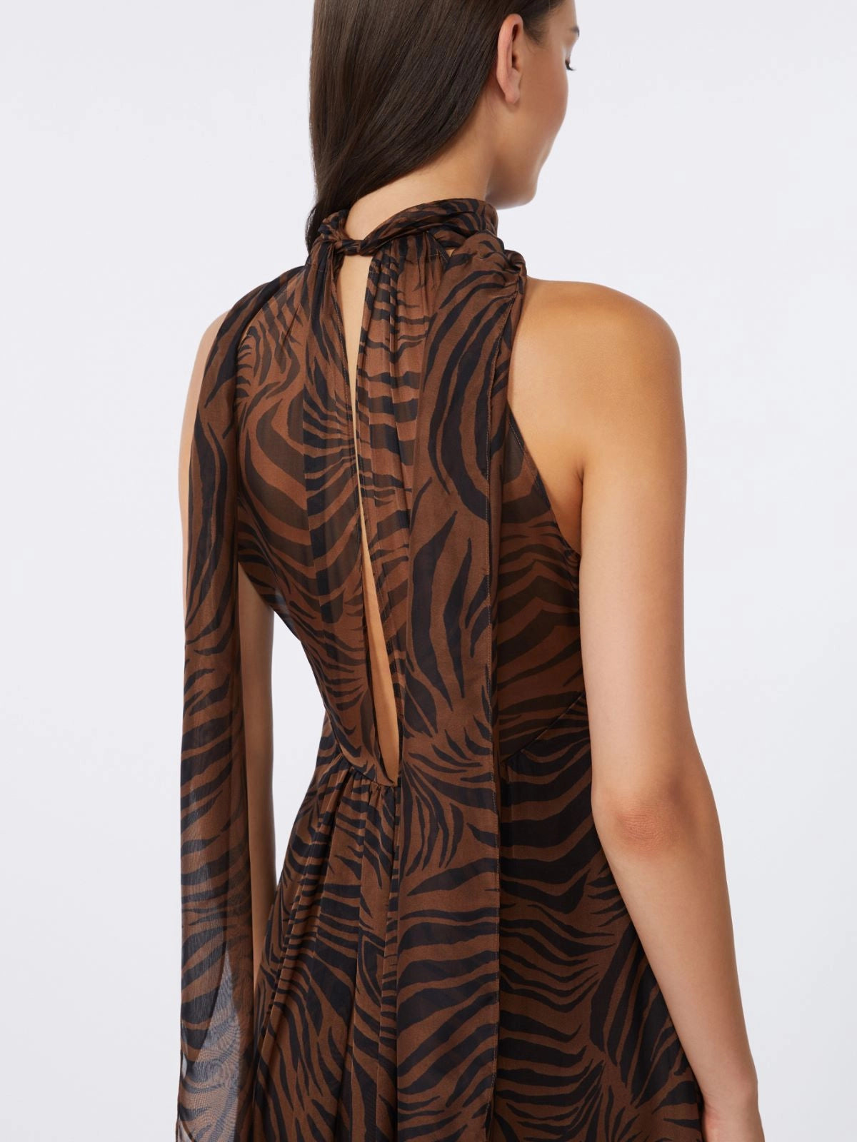 Vestido comprido estampado