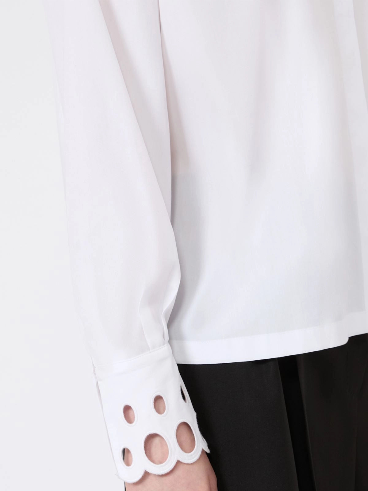 Blusa em popeline de algodão
