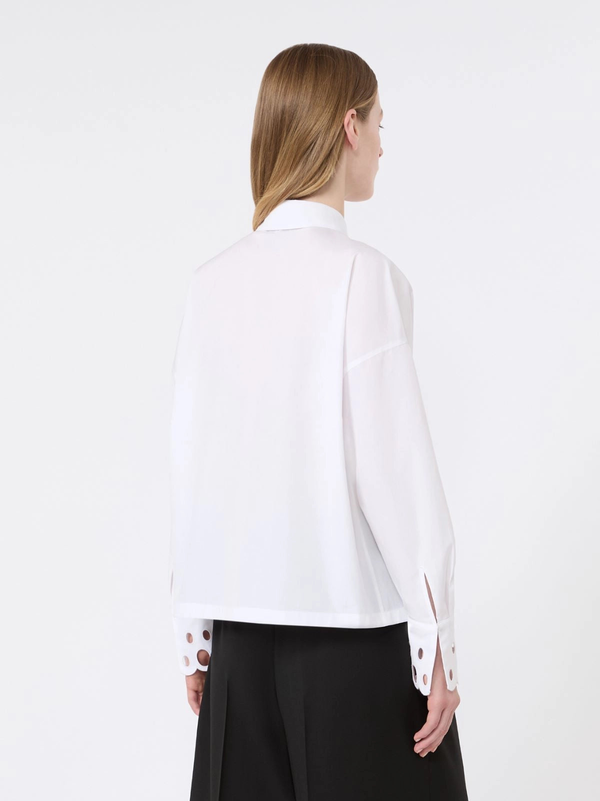Blusa em popeline de algodão