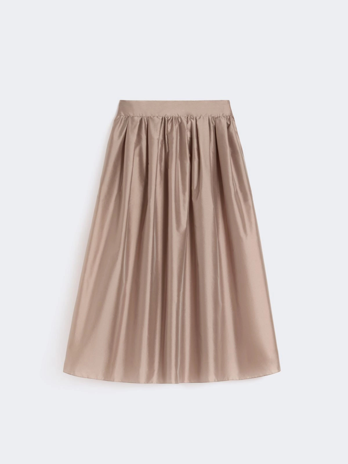 Saia comprida em organza