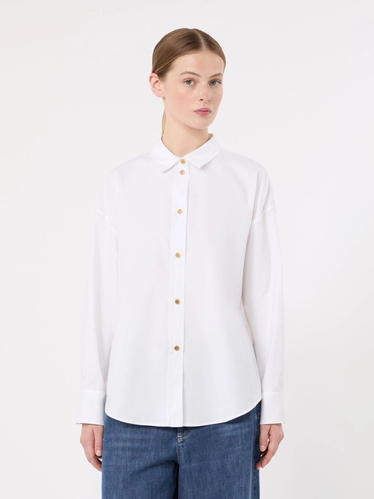 Camisa clássica em puro algodão