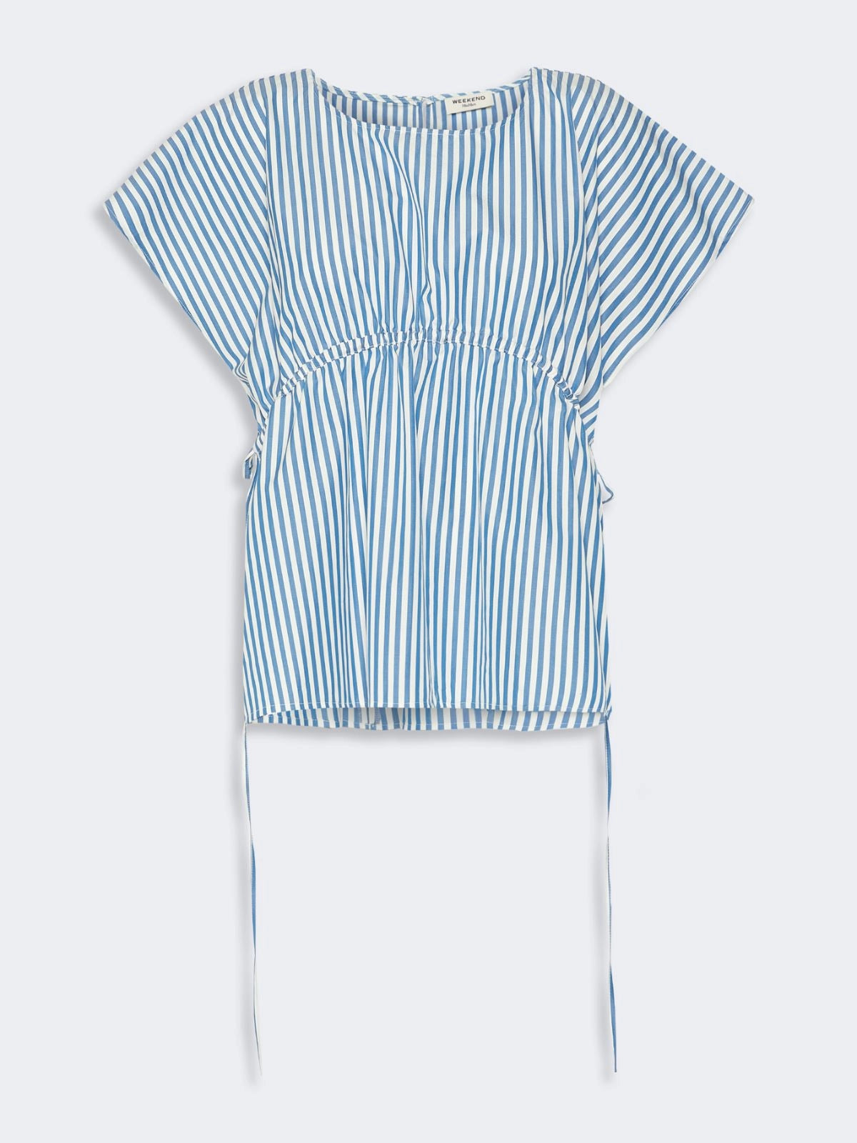 Blusa às riscas em algodão puro