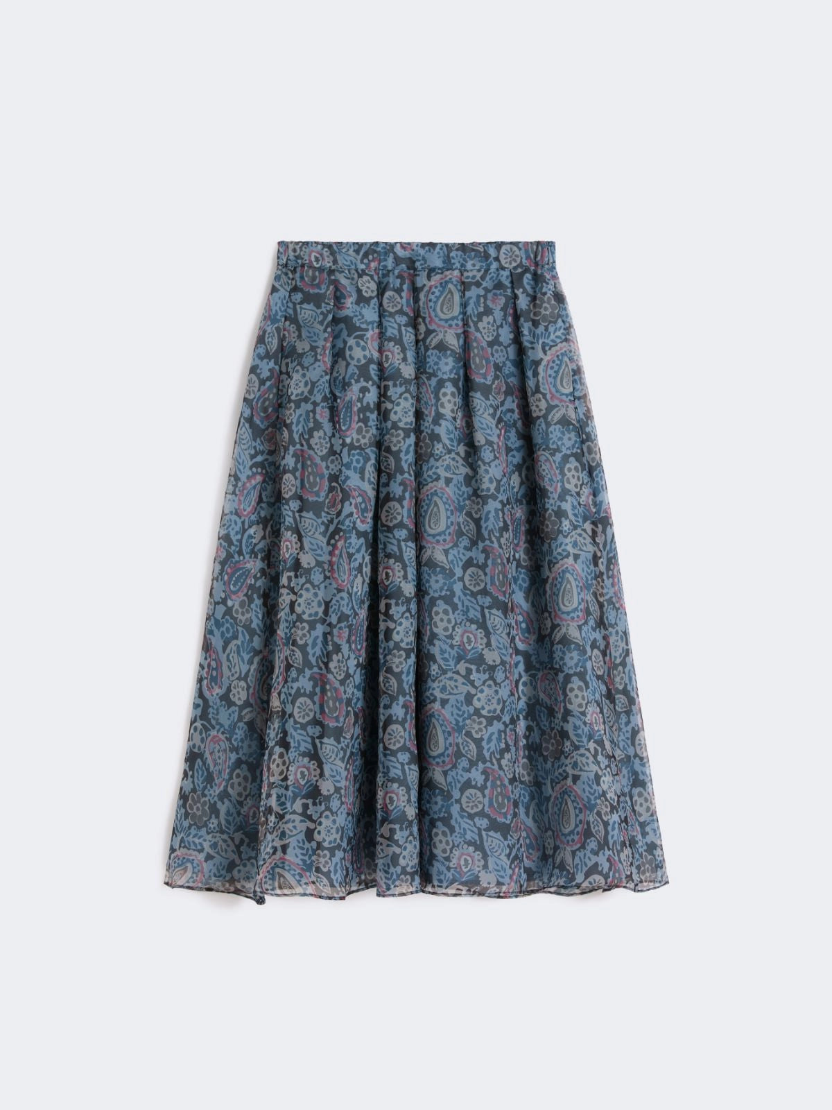 Saia comprida estampada