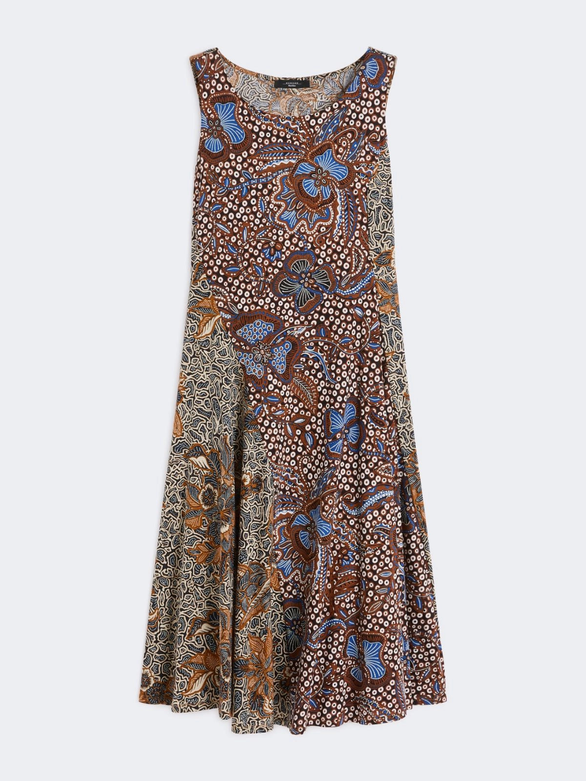 Vestido em malha estampada