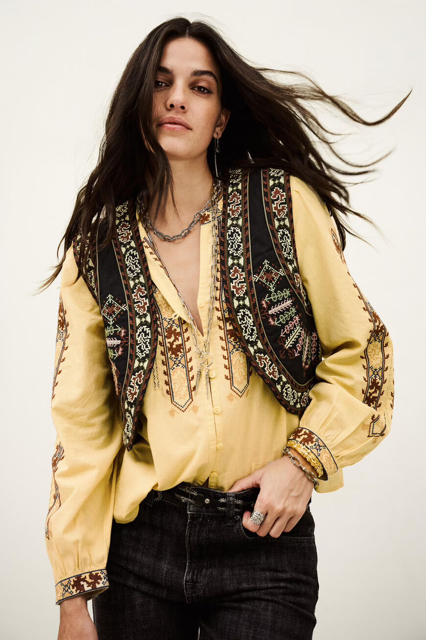 Blusa em algodão