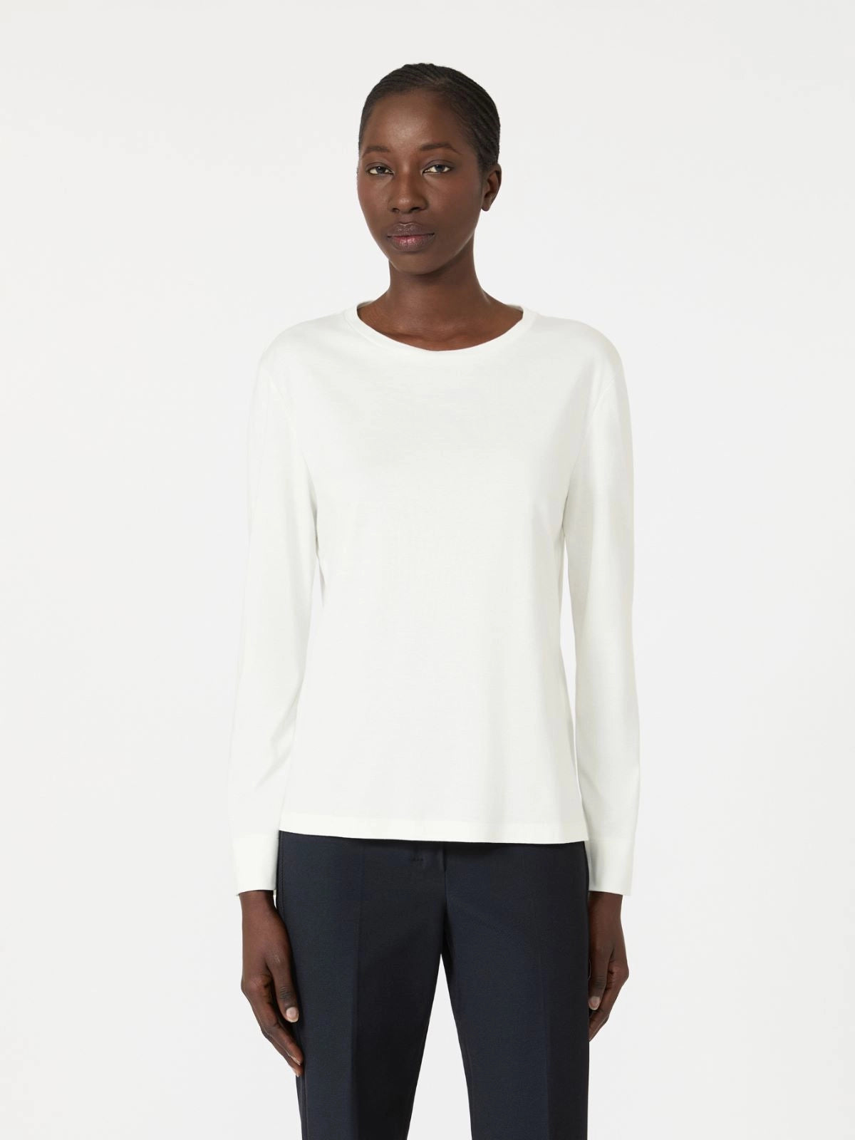 Camisola básica em algodão e modal