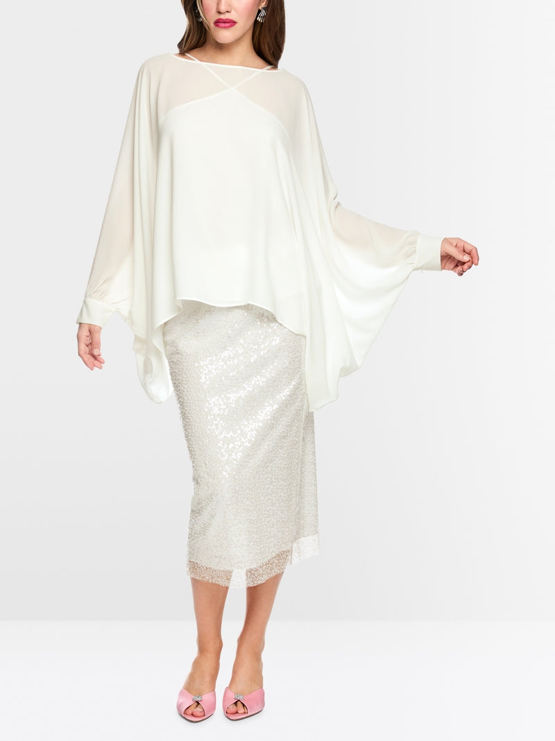Blusa/Túnica delicada e fluida