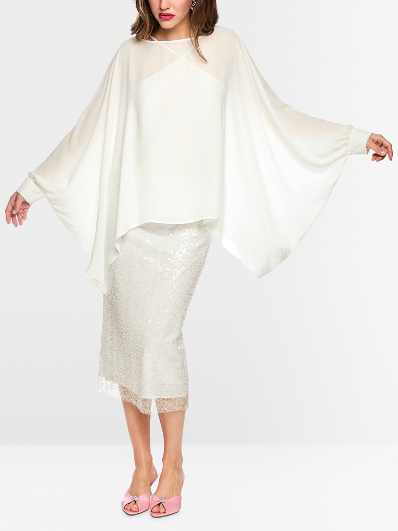 Blusa/Túnica delicada e fluida