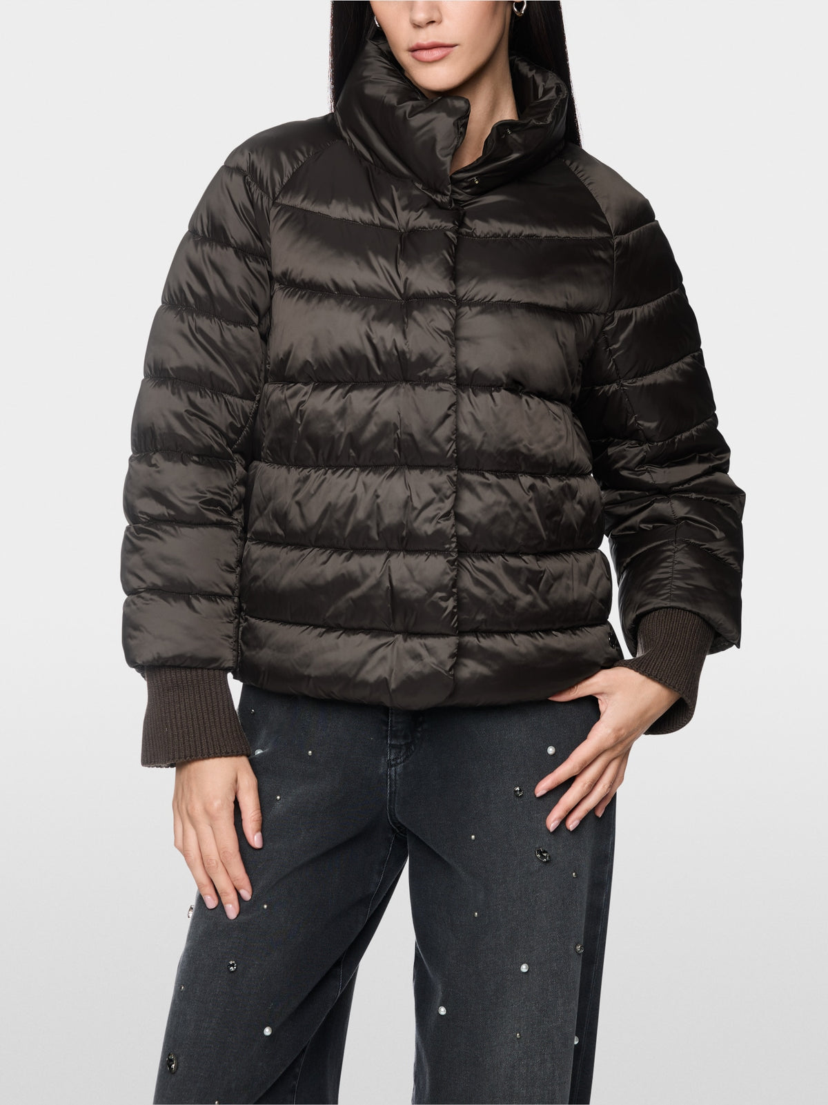 Parka curta acolchoada