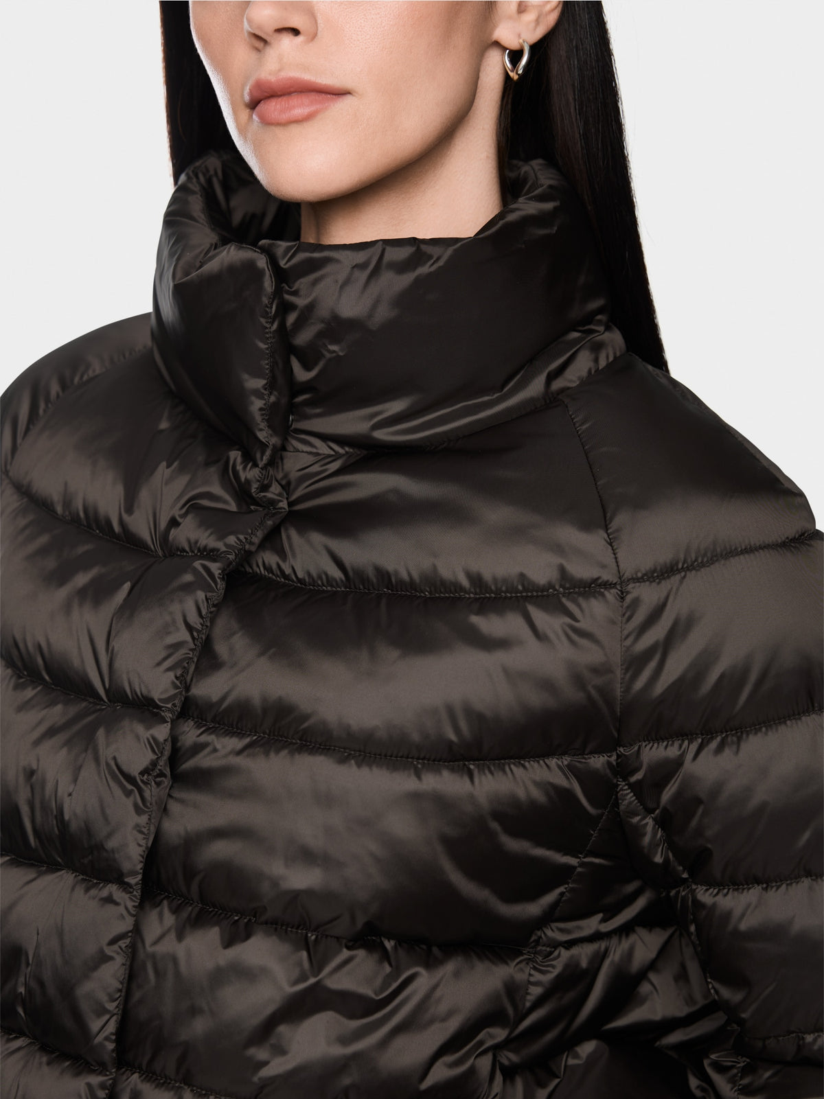 Parka curta acolchoada