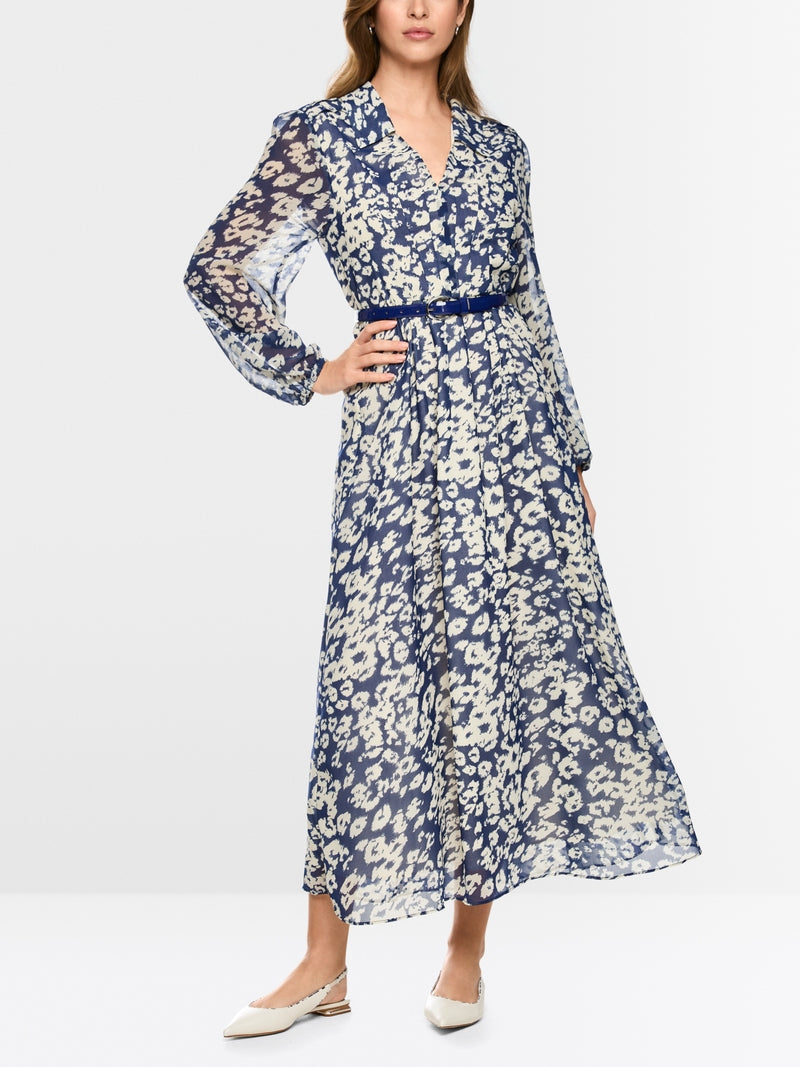 Vestido fluido estampado