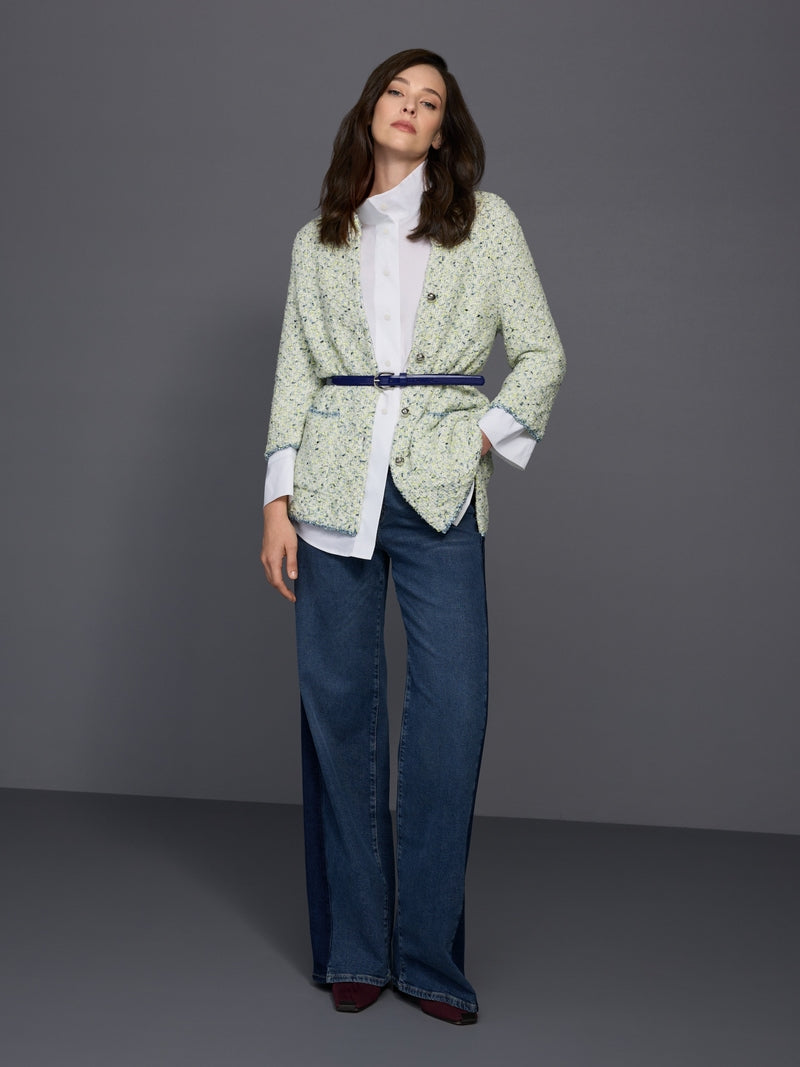 Blusa em algodão stretch