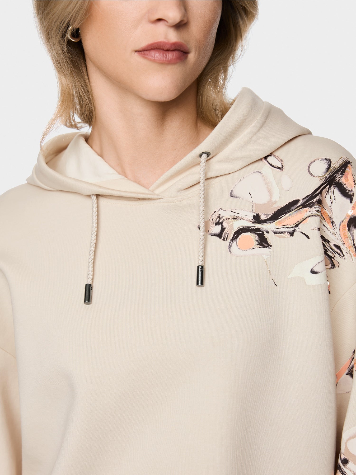 Sweatshirt oversized com capuz