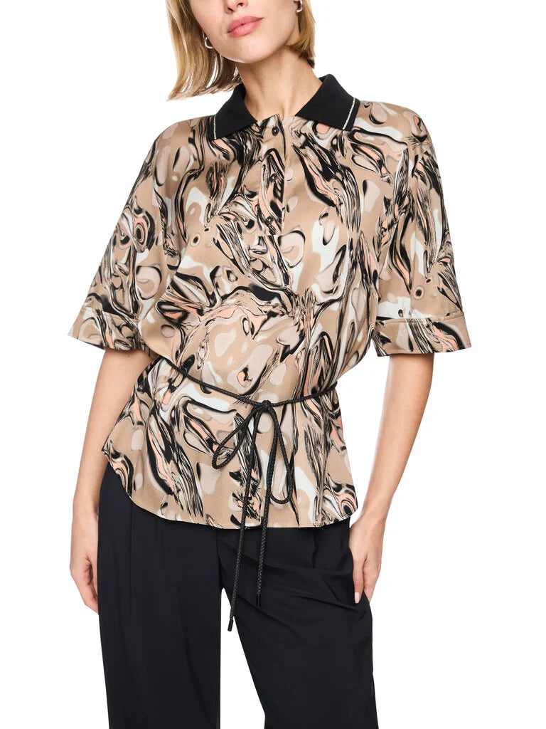 Blusa em viscose estampada