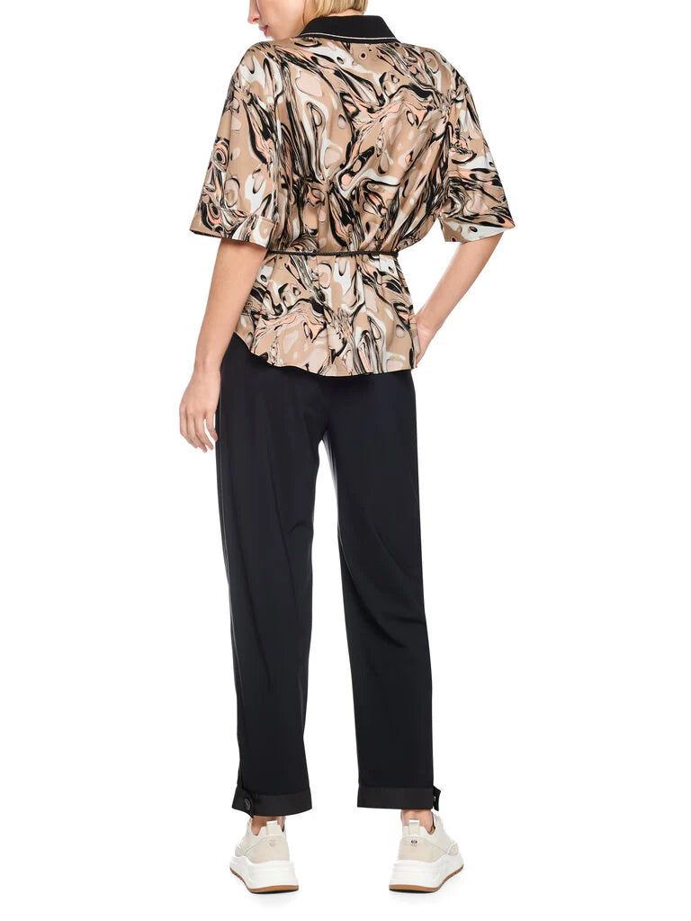 Blusa em viscose estampada
