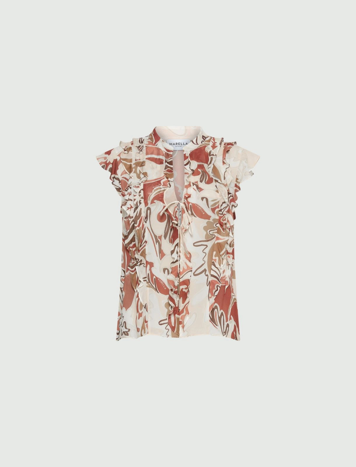 Top/Blusa "Georgette" estampado