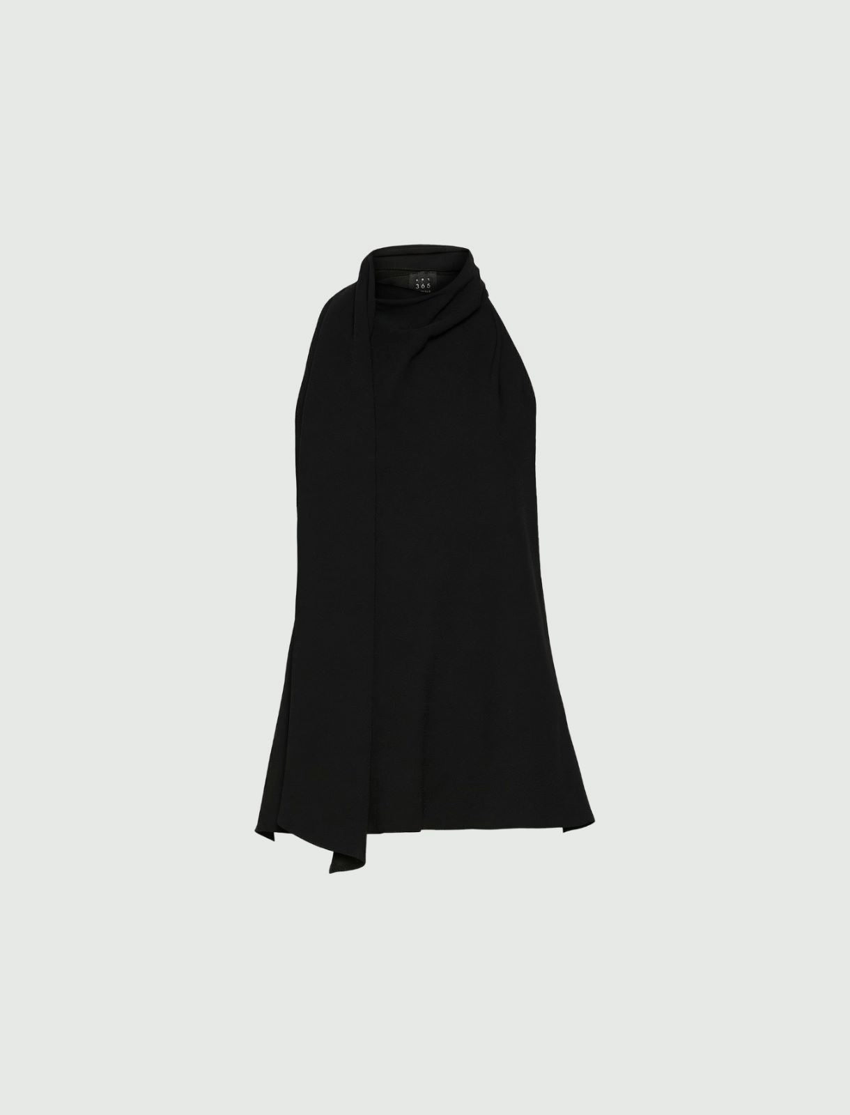 Top em crepe acetinado