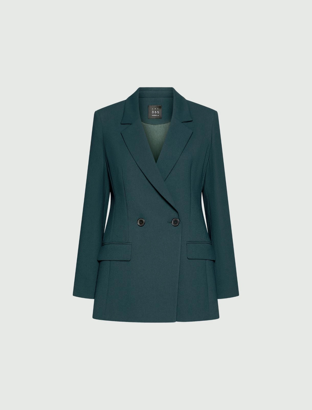 Blazer em crepe acetinado