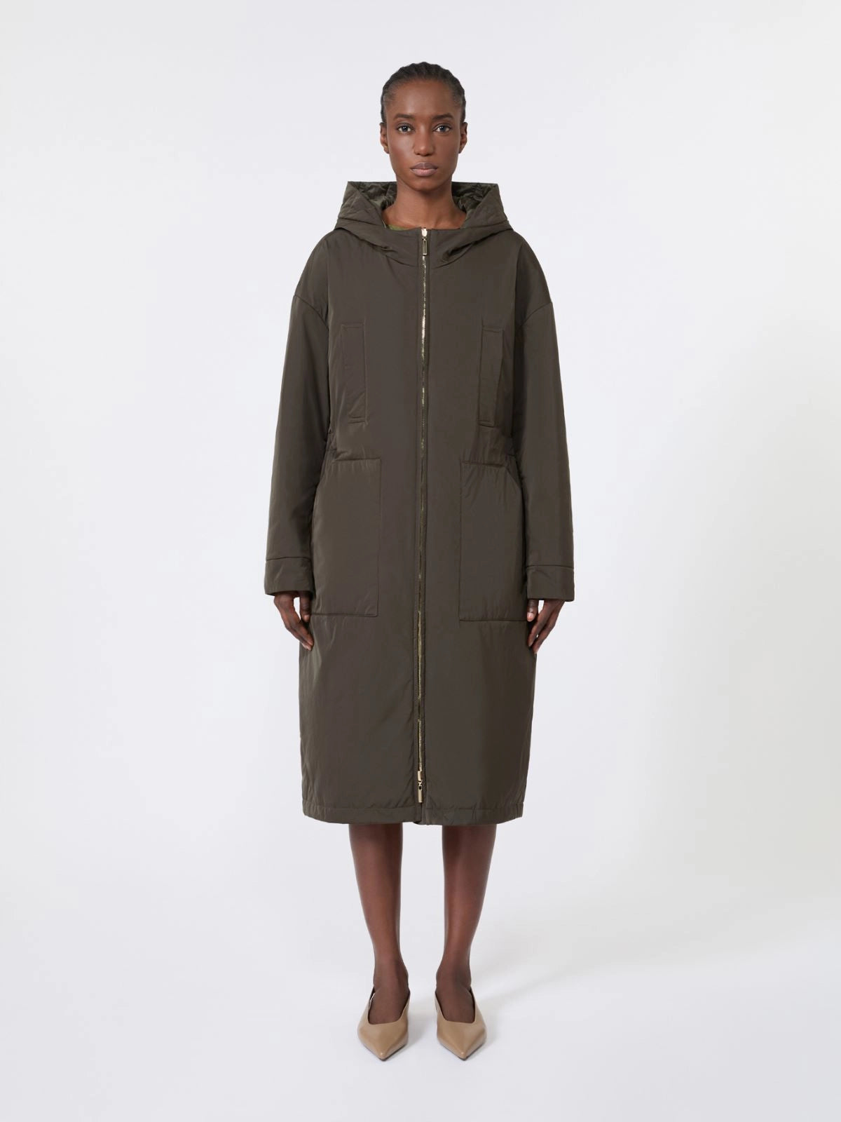Parka impermeável reversível
