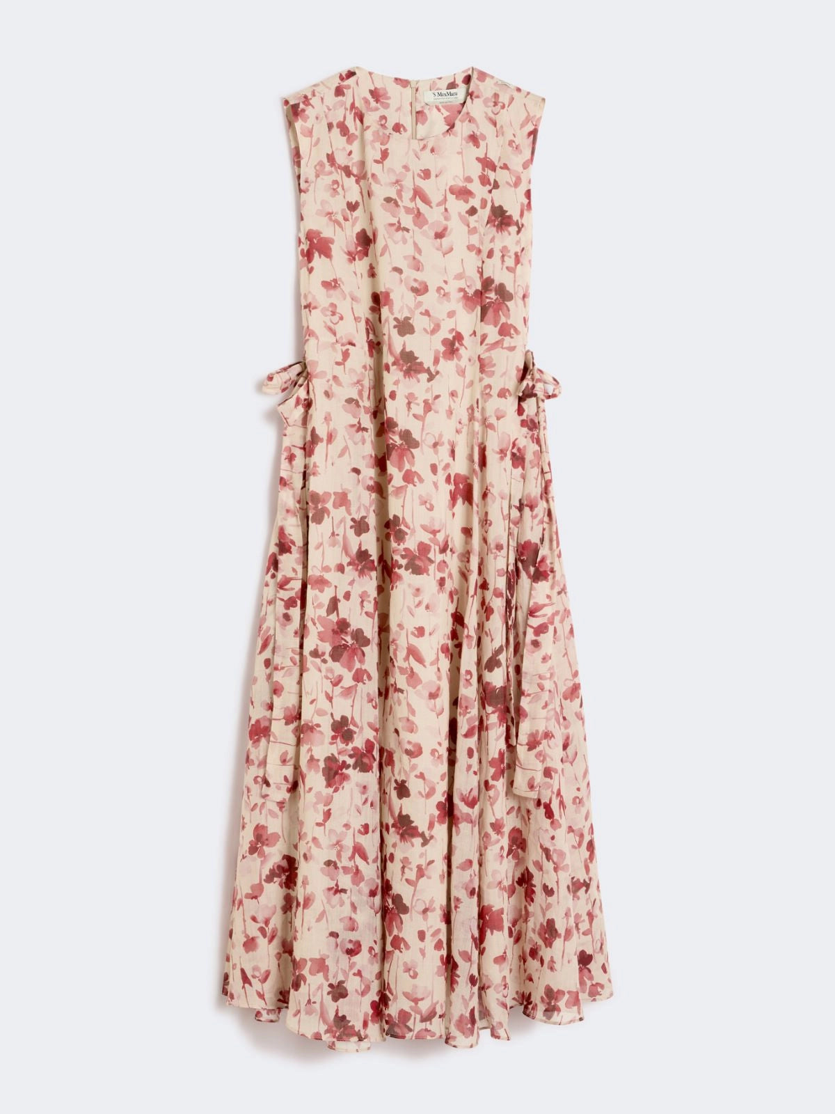 Vestido em rami estampado