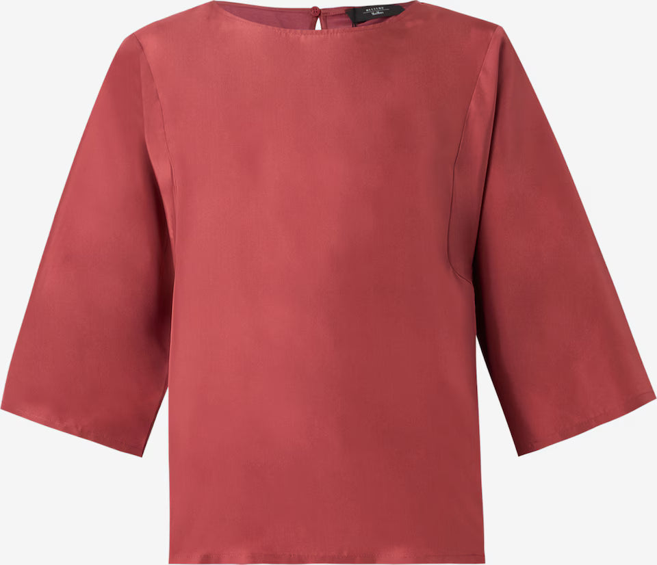 Blusa em seda e malha